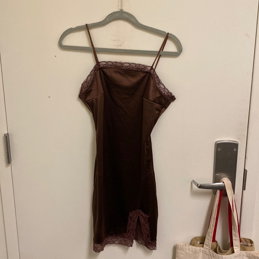 Never Worn Brown Slip Dress/Lingerie